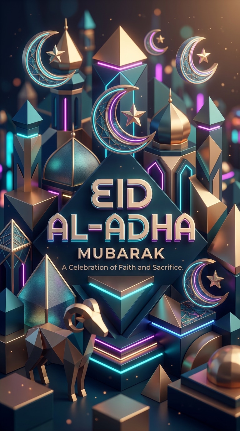 3D Eid Celebration