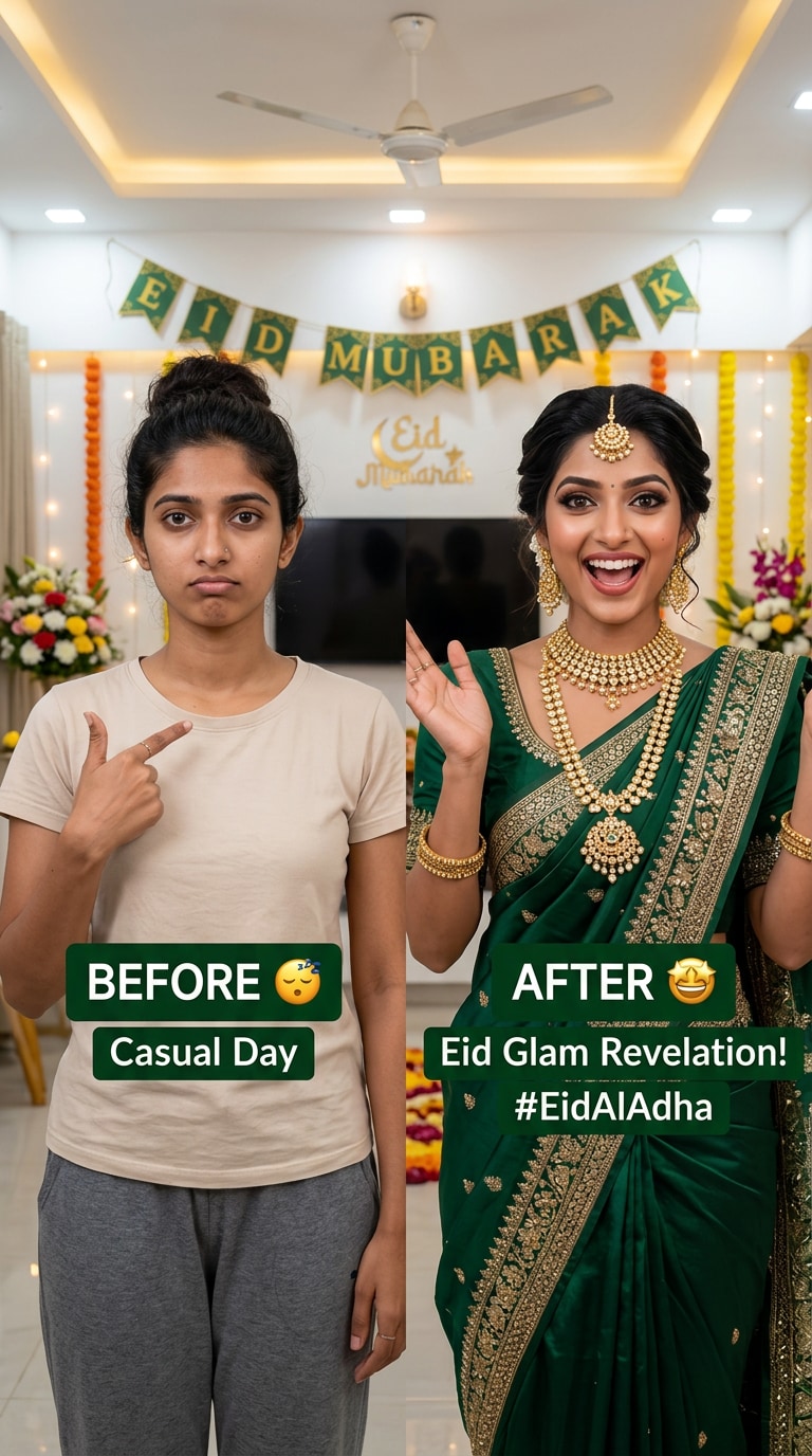 Before & After Eid