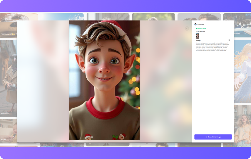 Visit the AI Elf Generator Page