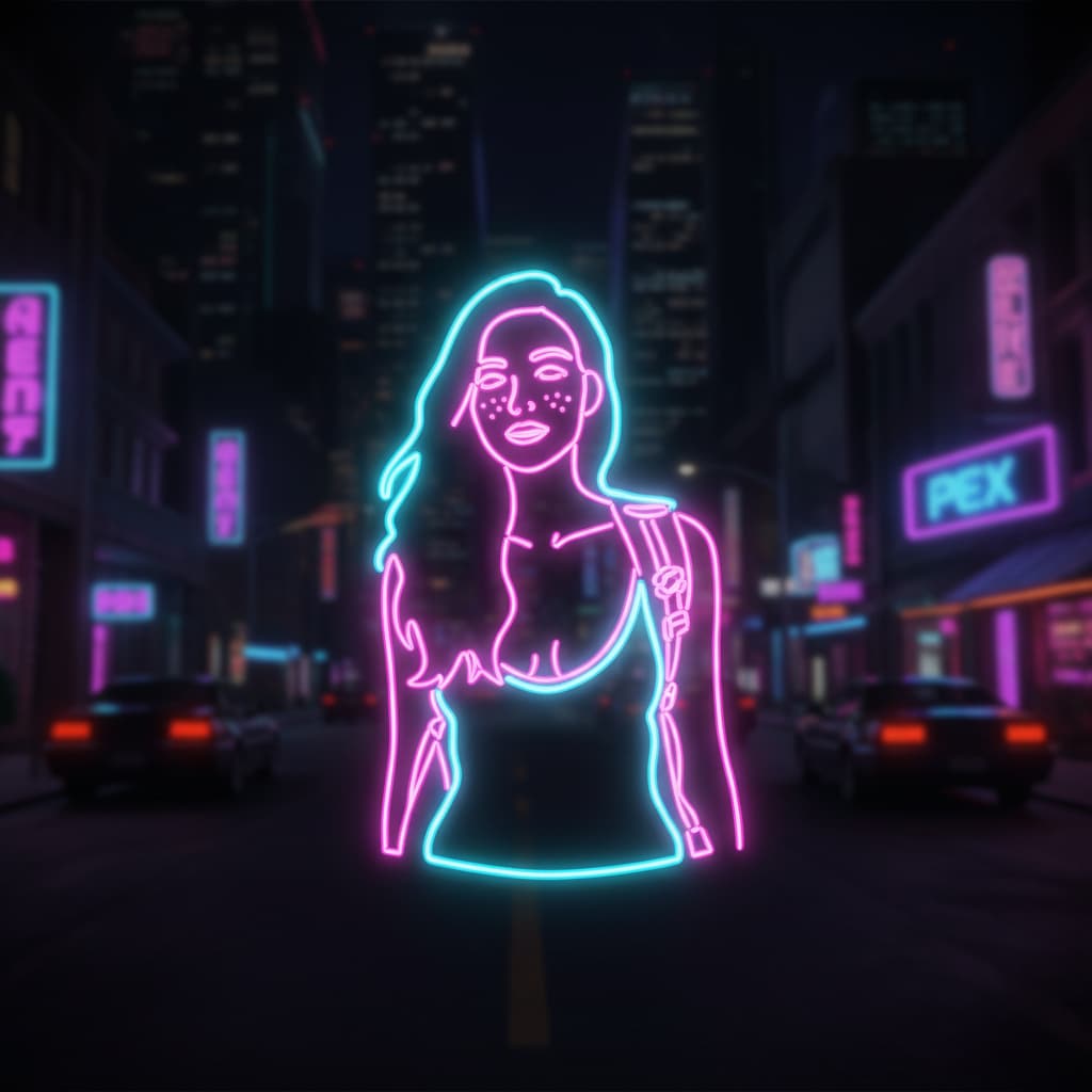 Neon Glow Outline Emoji preview