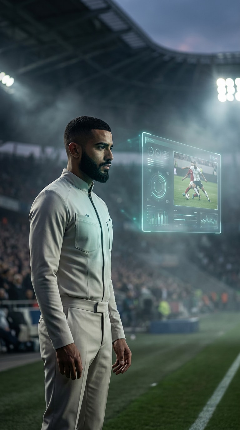 Holographic referee decision prompt