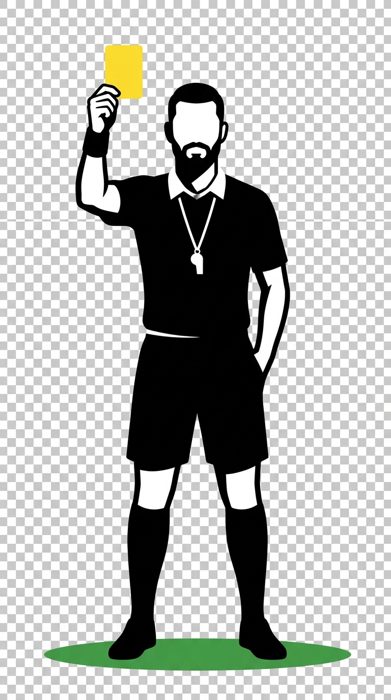 Football referee vector prompt