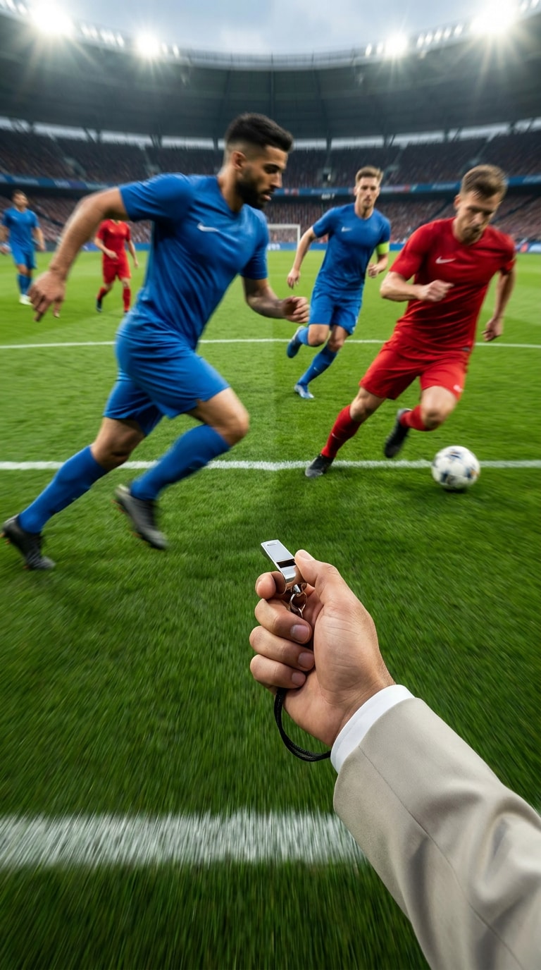 Referee camera football prompt