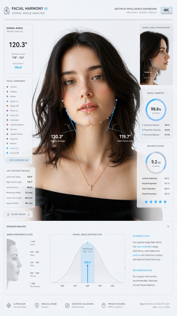 AI Gonial Angle Analysis