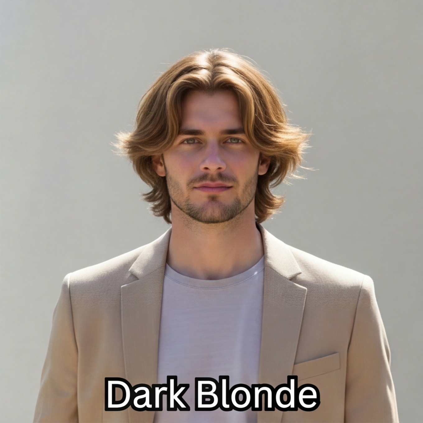 Male hair color try-on - Dark Brown