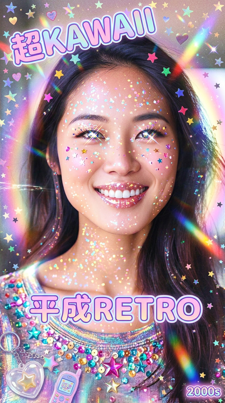 キラキラ強め平成レトロ