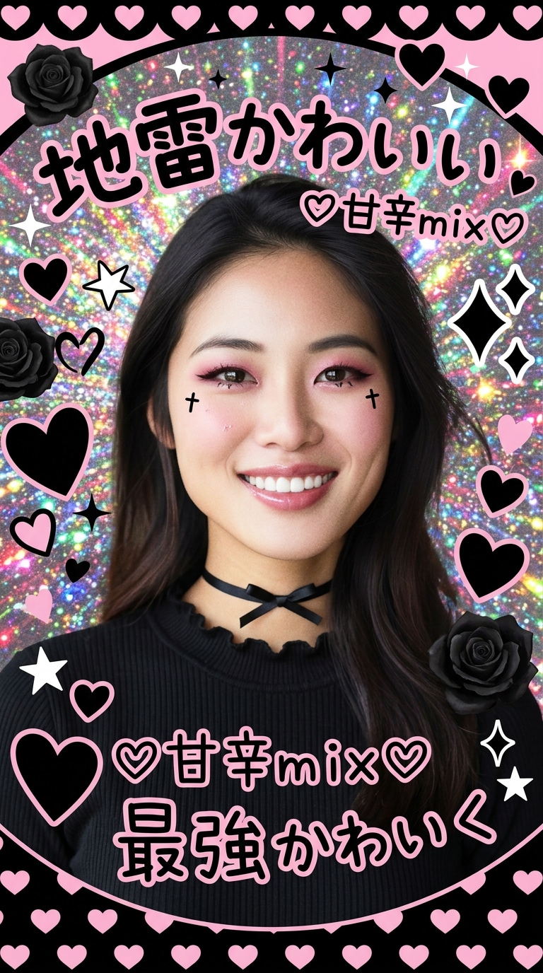 地雷かわいい寄り平成風