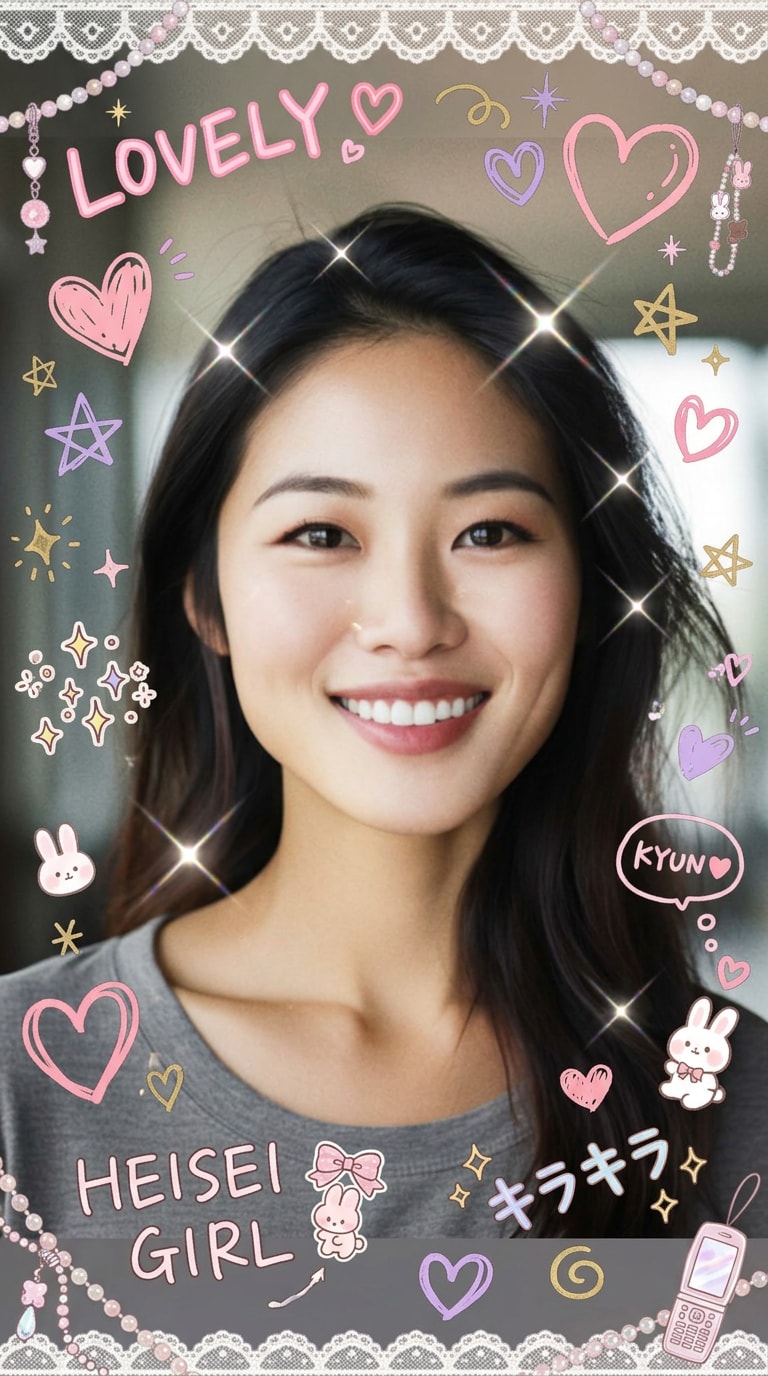 デコ写風プロフィール画像