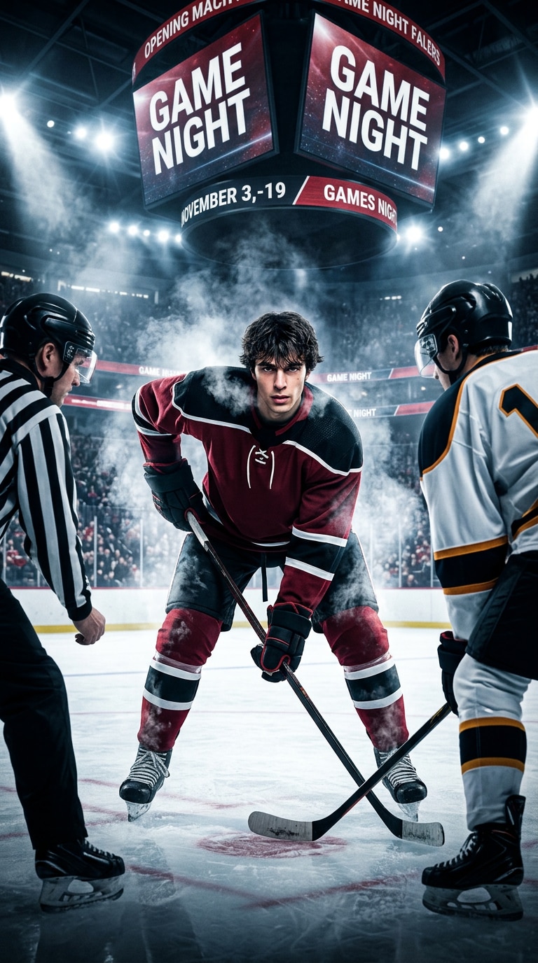 Opening Faceoff Night Poster
