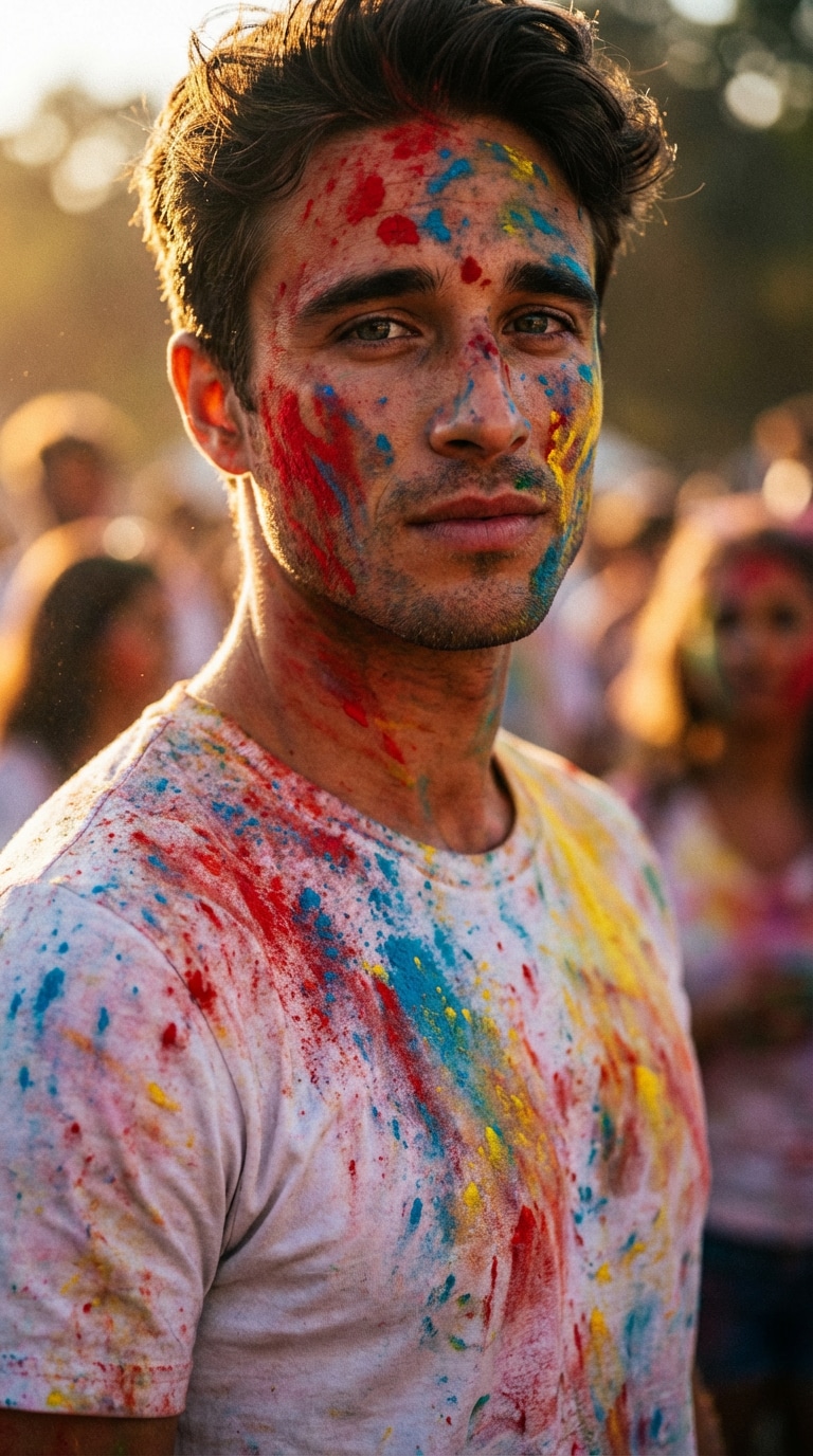 Holi AI Photo