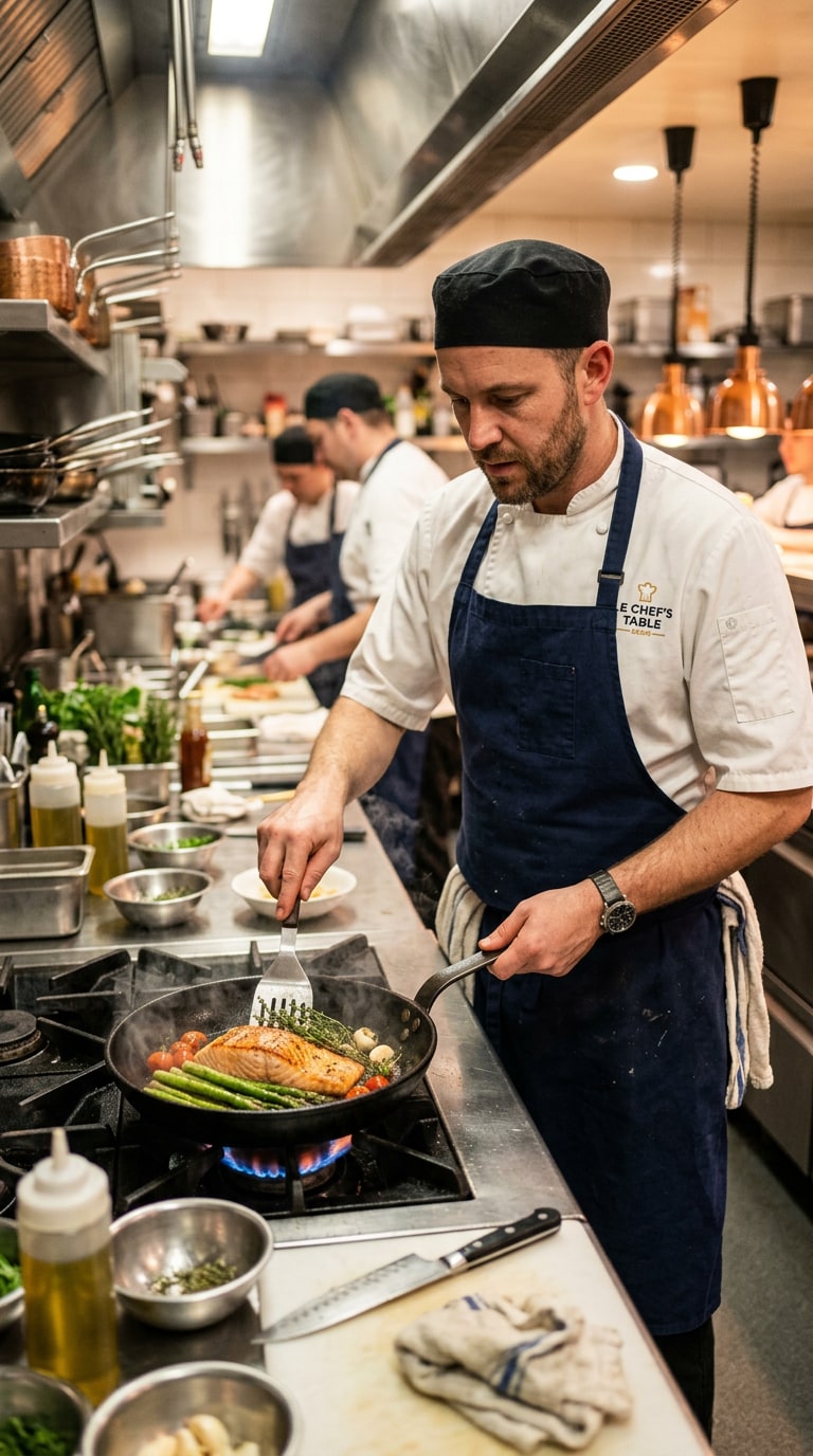 Chef in Kitchen