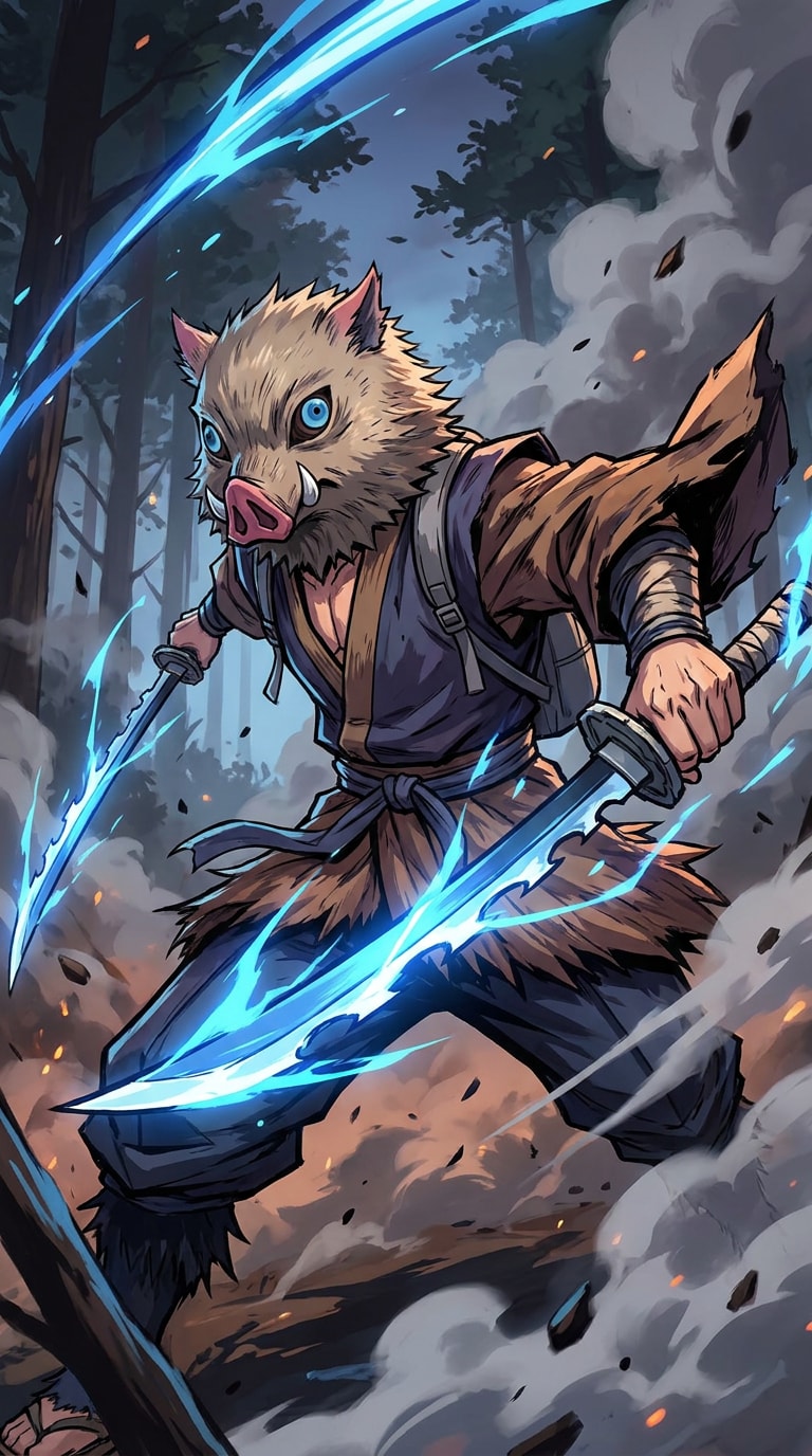 Fantasy Anime Warrior Poster