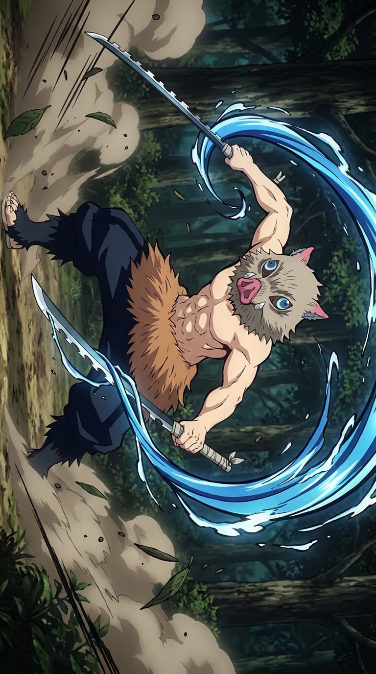 Forest Battle Inosuke AI Filter