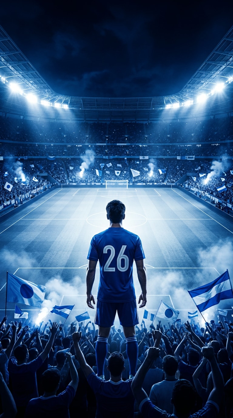 サッカー観戦SNS素材プロンプト