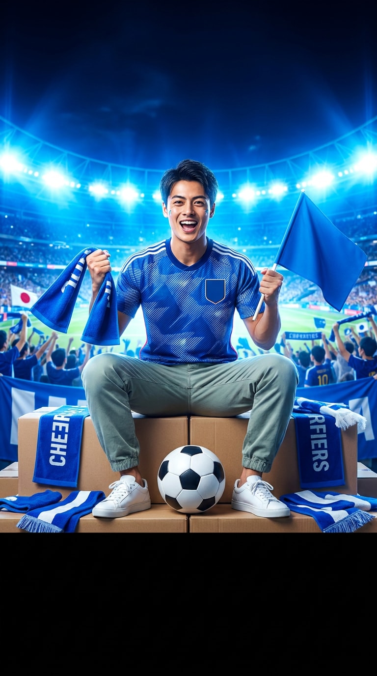 日本サッカー応援スマホ壁紙