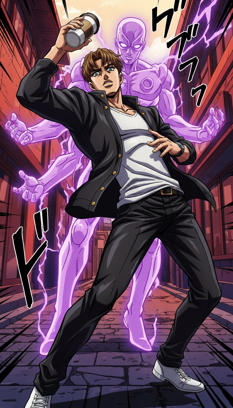 ジョジョ風加工の作例