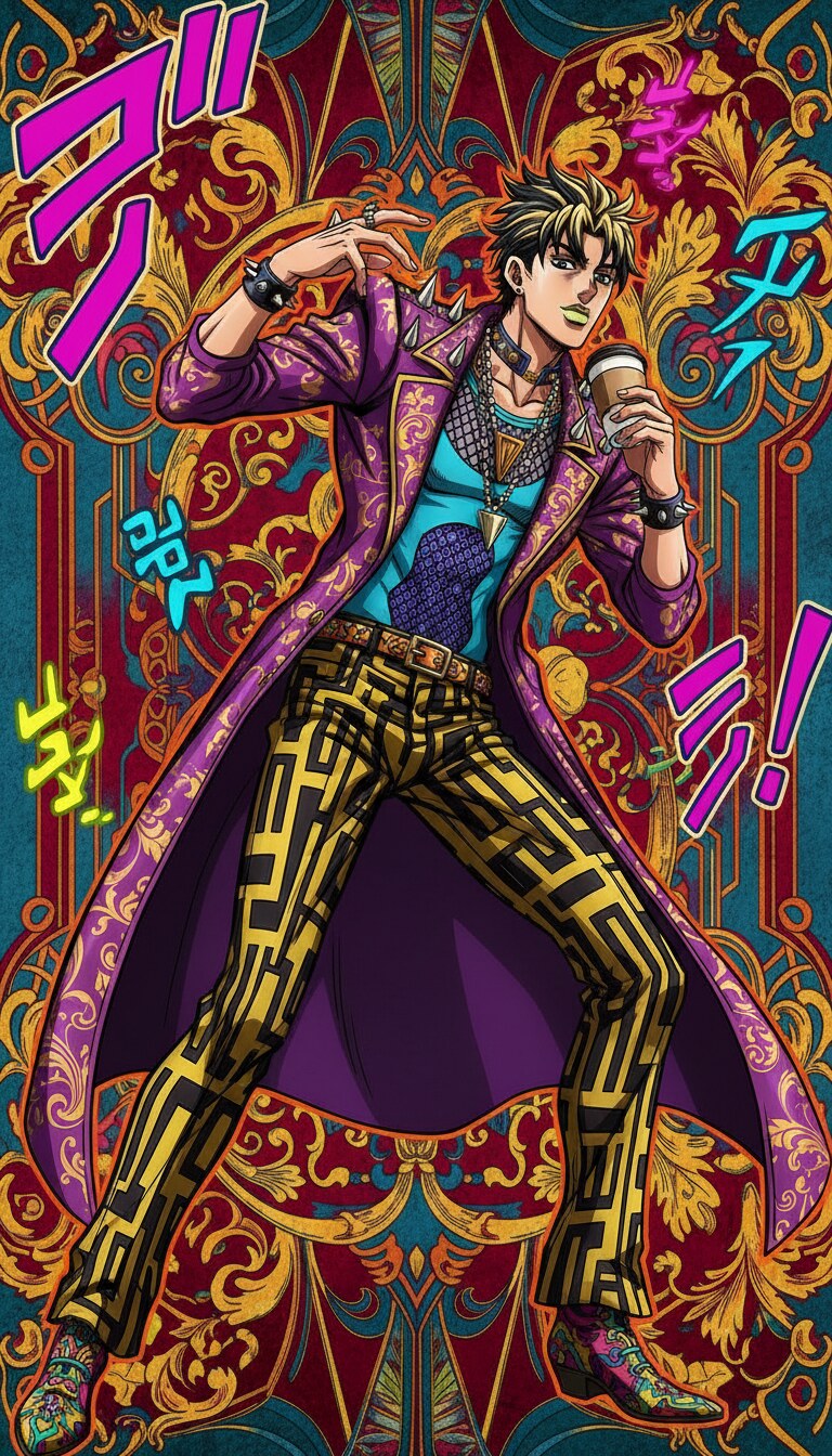 写真ジョジョ加工の作例