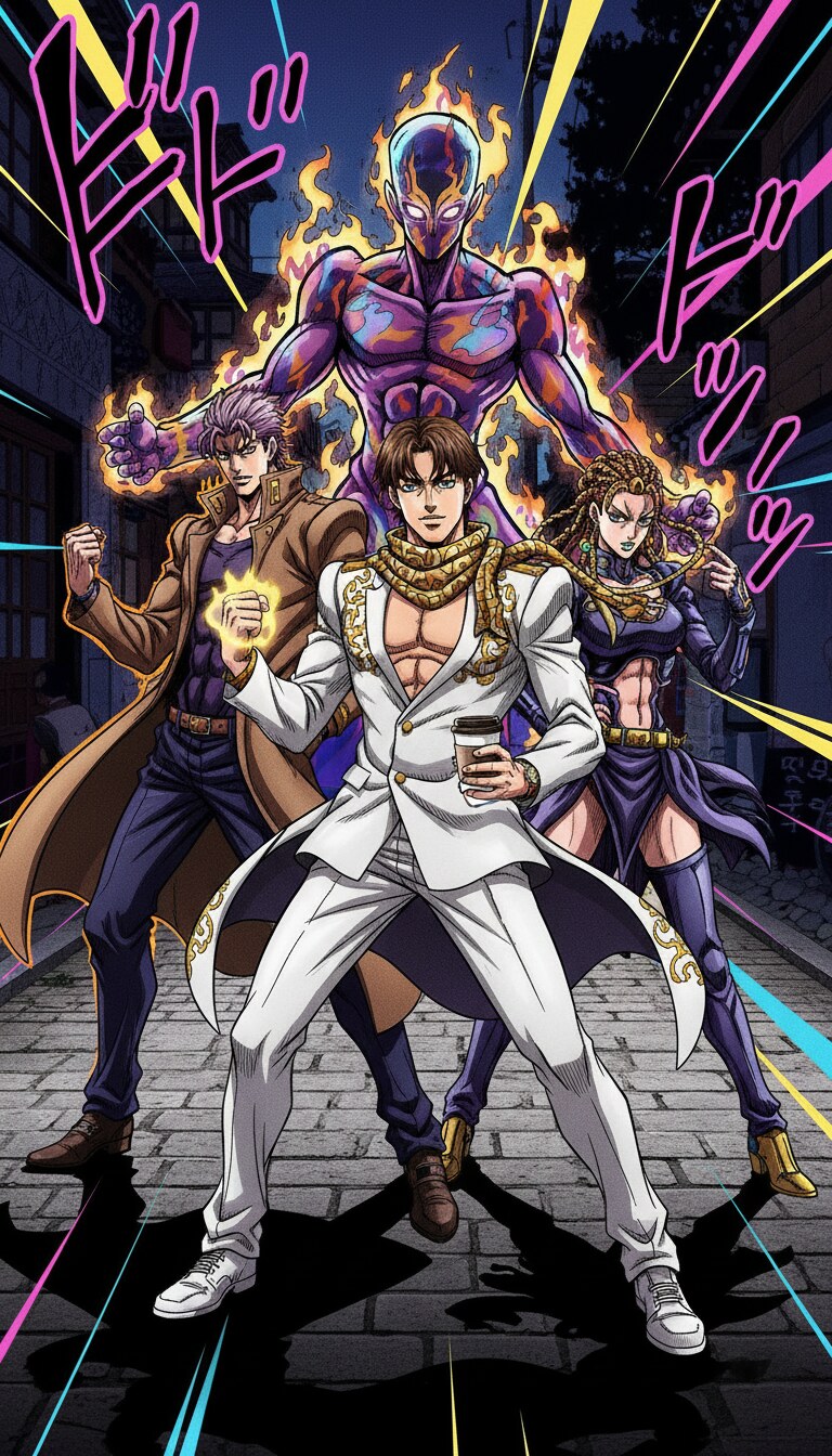 ジョジョ化した作例