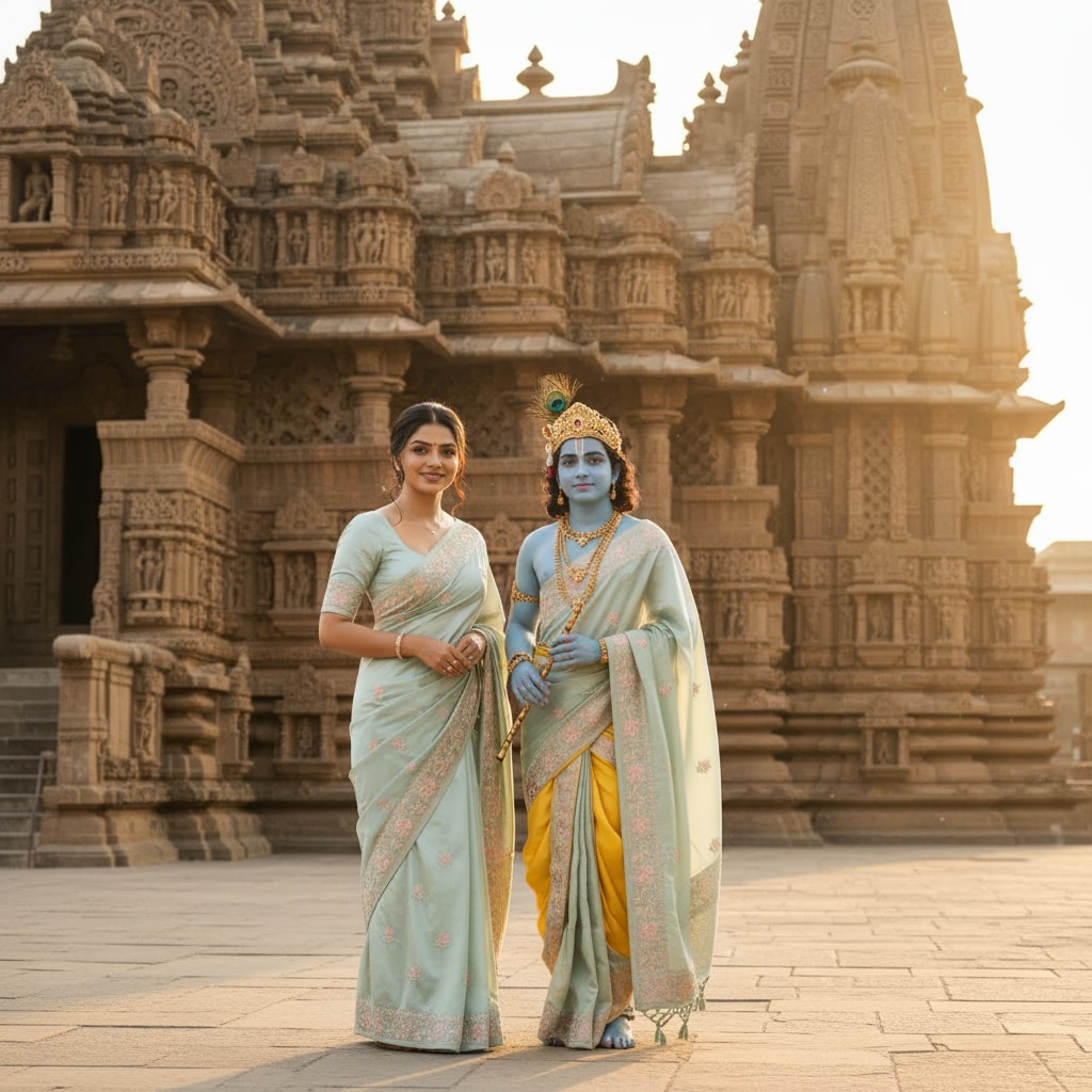 ai krishna photo