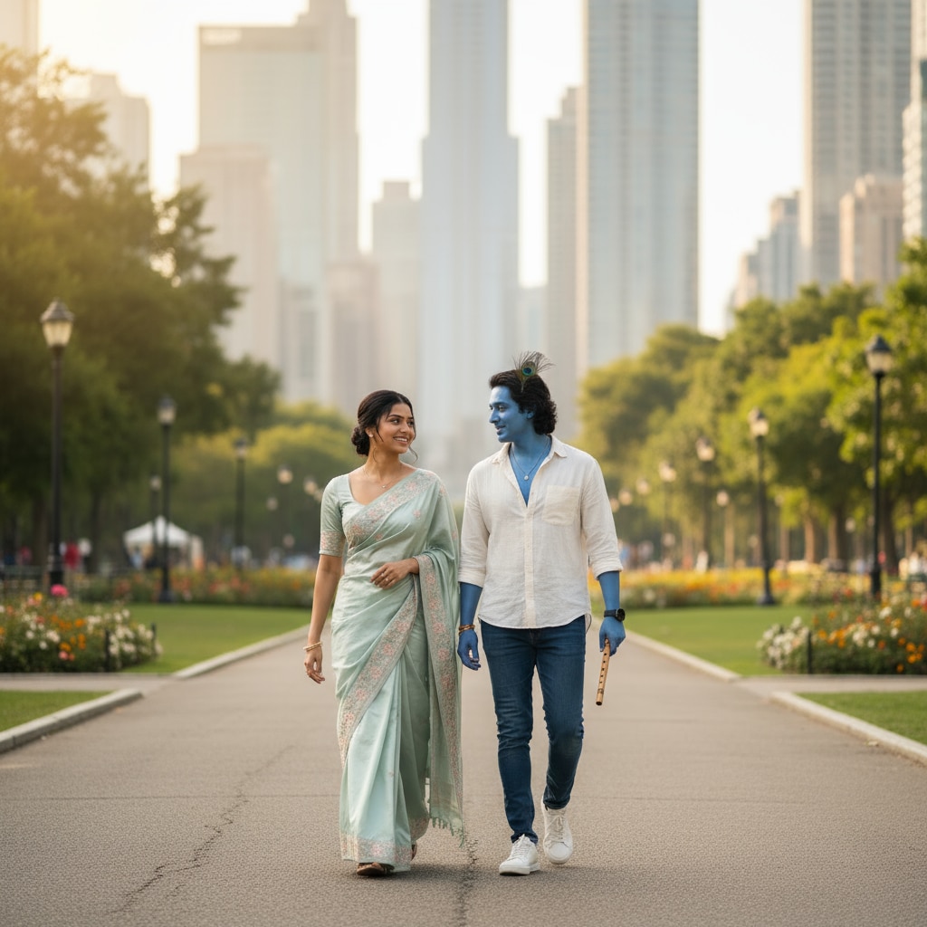 ai krishna photo