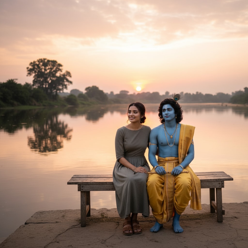 ai krishna photo