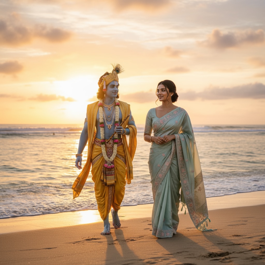 ai krishna photo