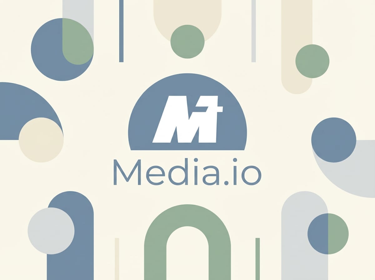 Media.io Scandinavian Clean Logo Style preview