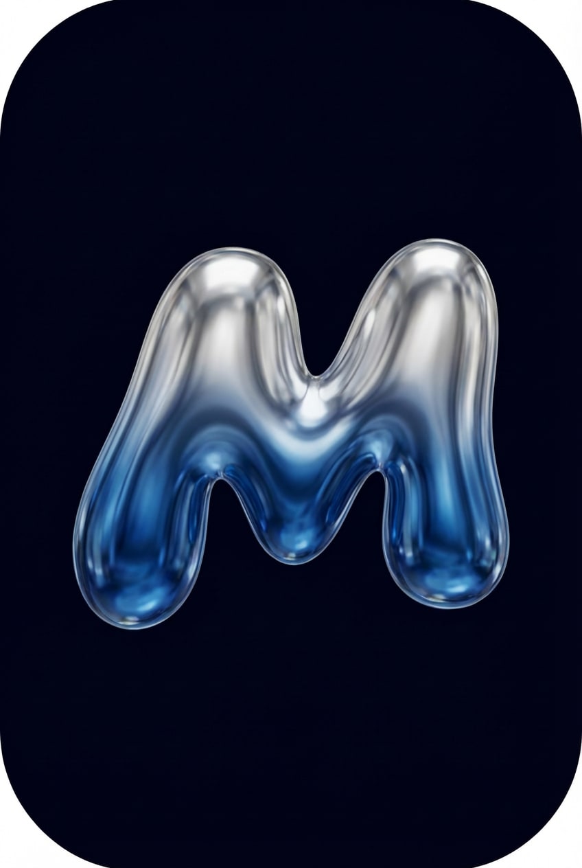 Media.io Metallic Fluid 3D Icon Style preview