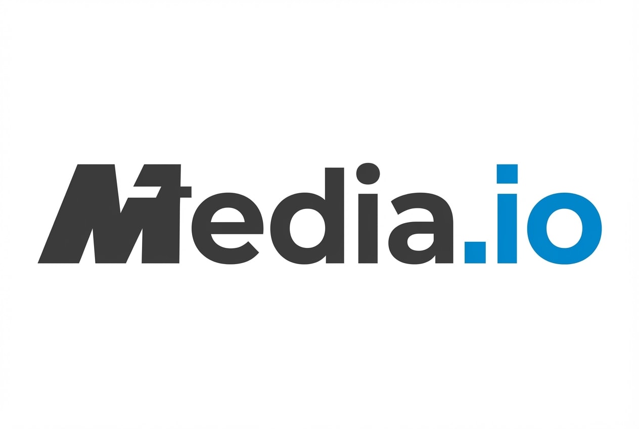 Media.io Minimal Wordmark Logo Style preview