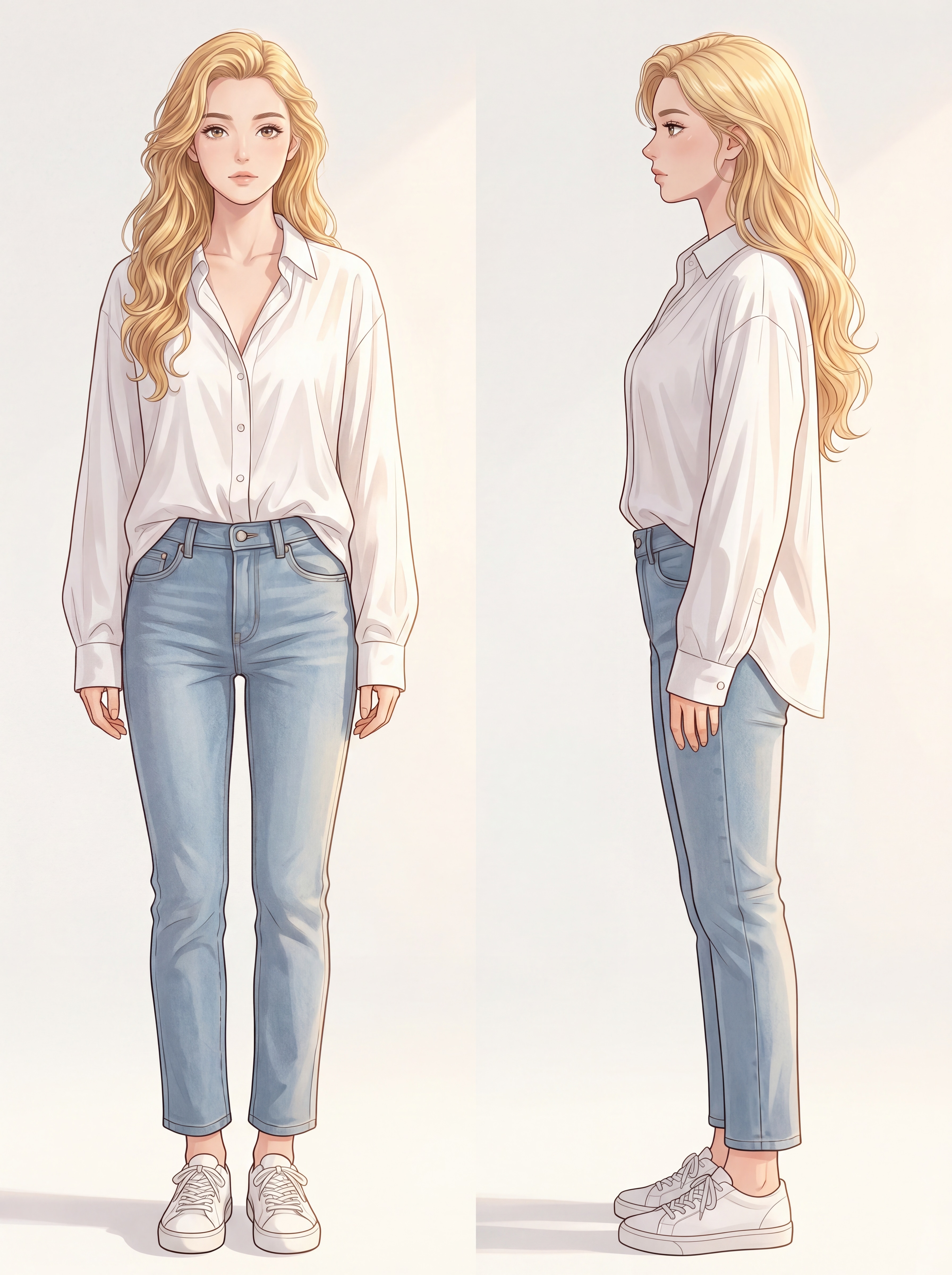 AI Manhwa Character demo 2