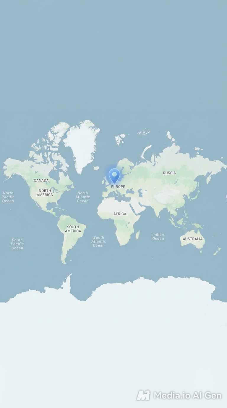 AI map to video start frame map zoom