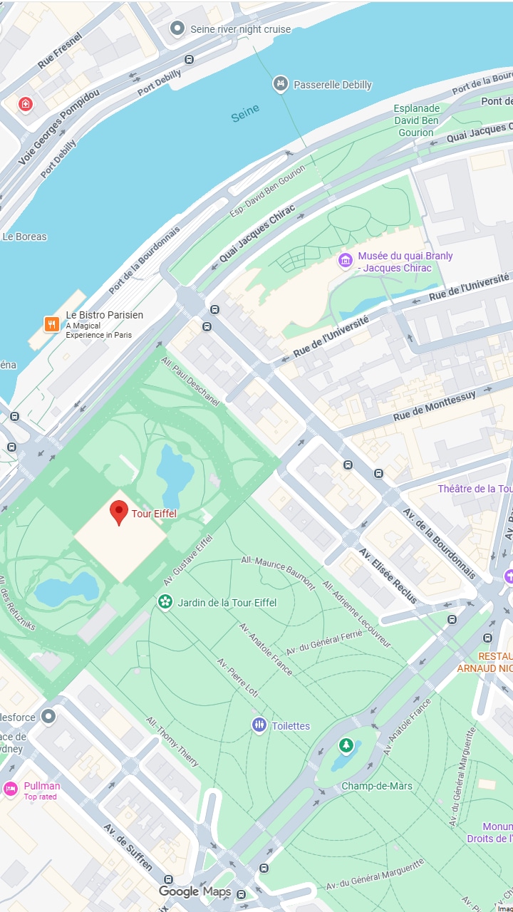 Map zoom start frame for AI map to video