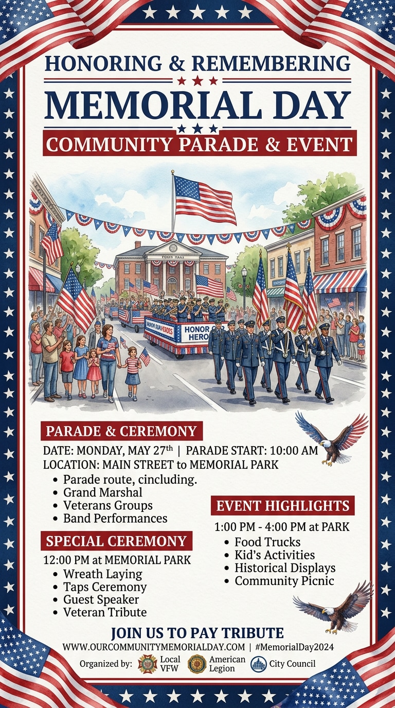 Community Parade Flyer
