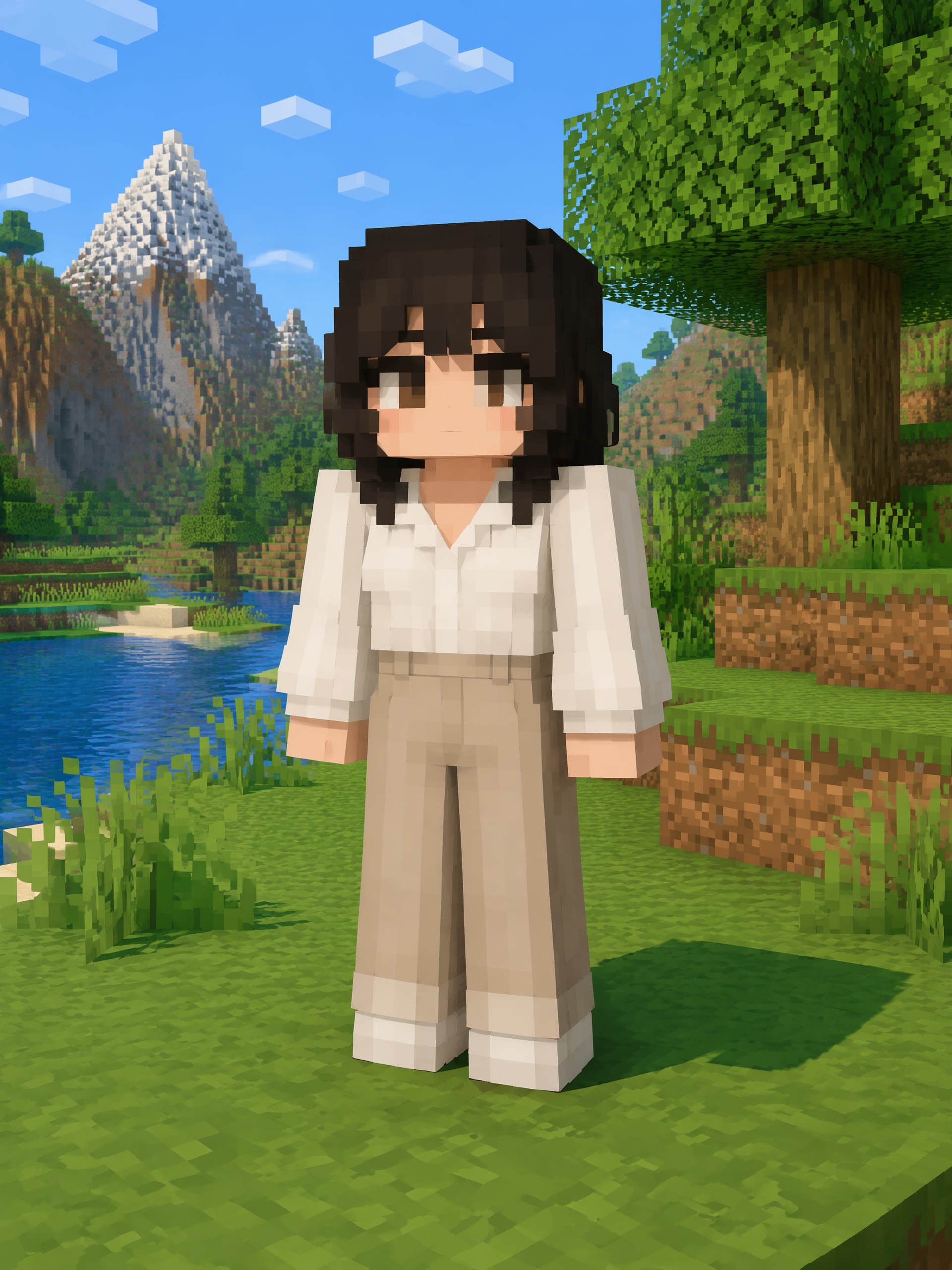 AI Minecraft Character demo 2