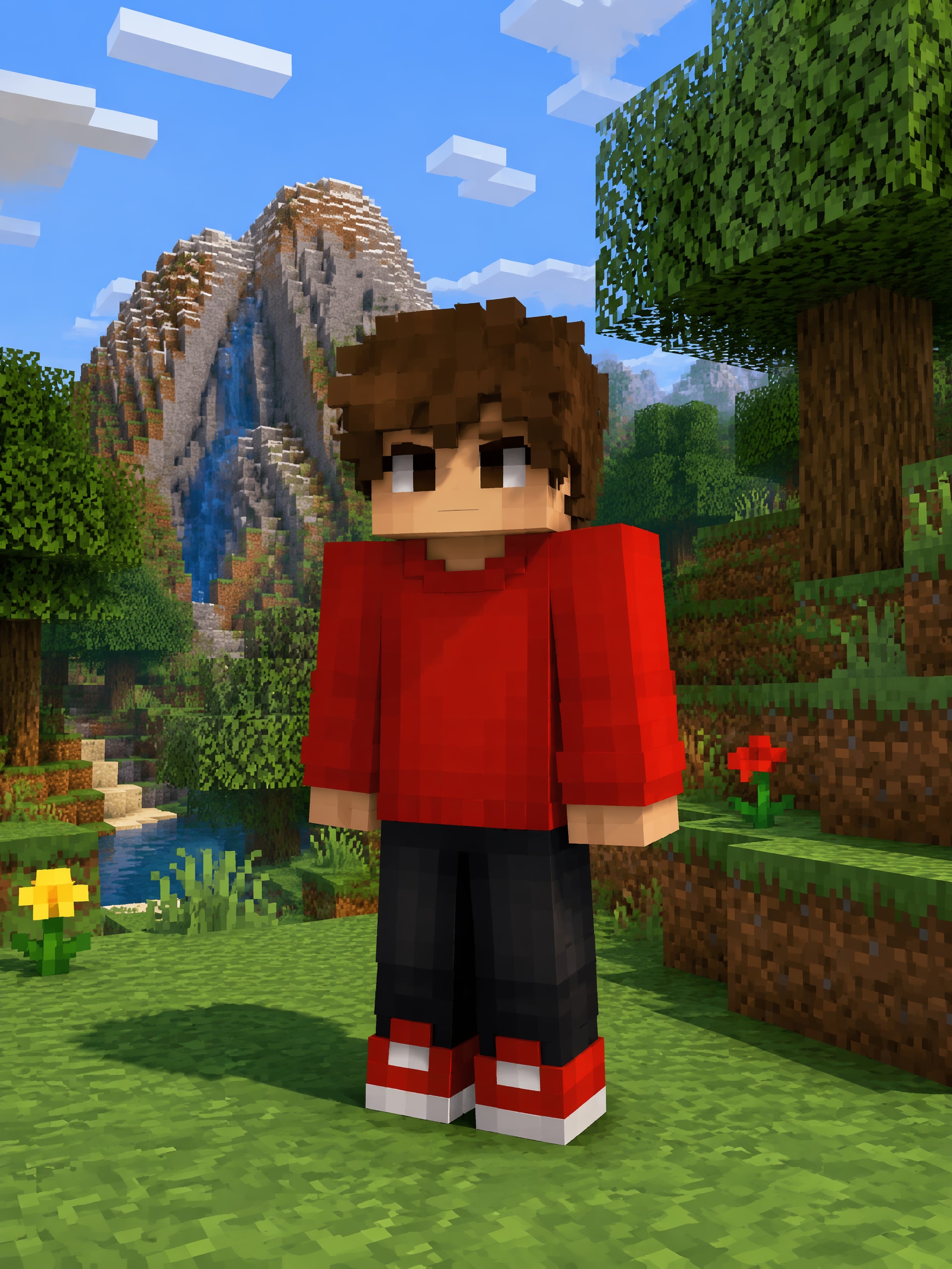AI Minecraft Character demo 3