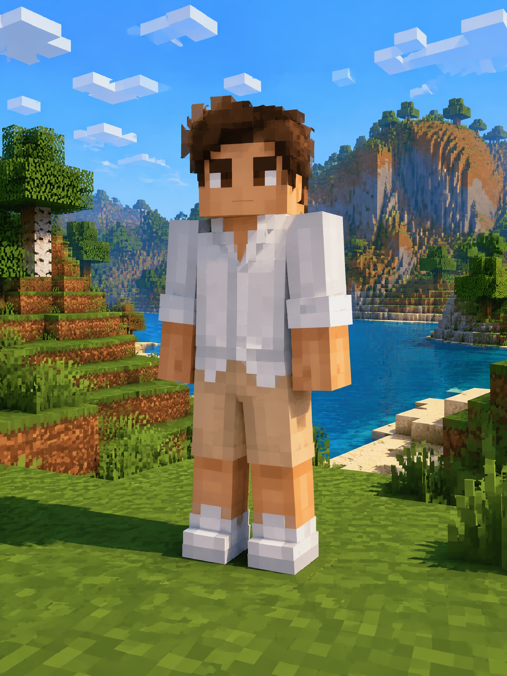AI Minecraft Character demo 4