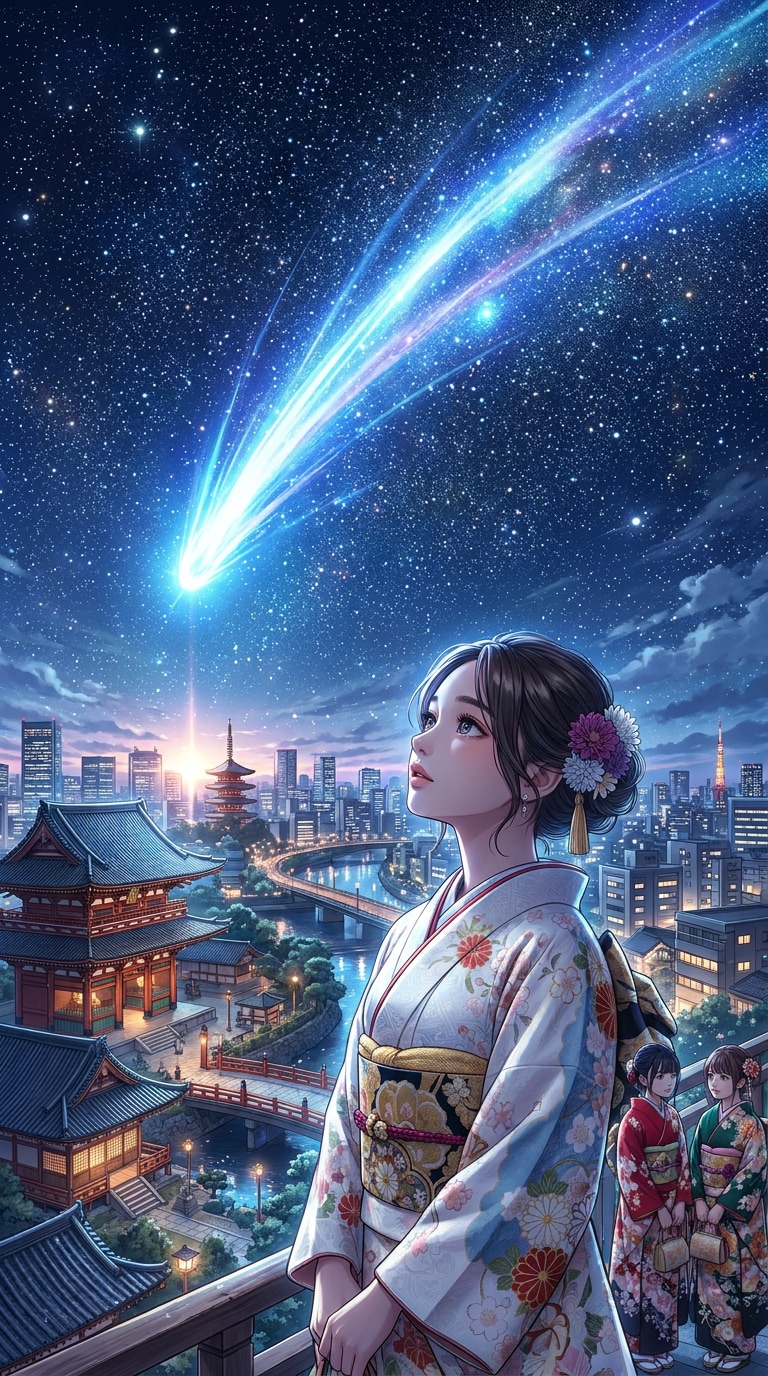 Shinkai comet scene