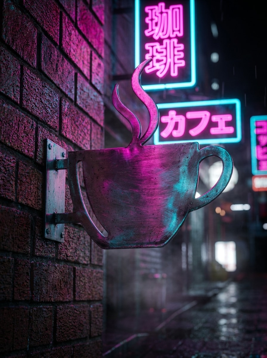 AI Neon Sign Filter After