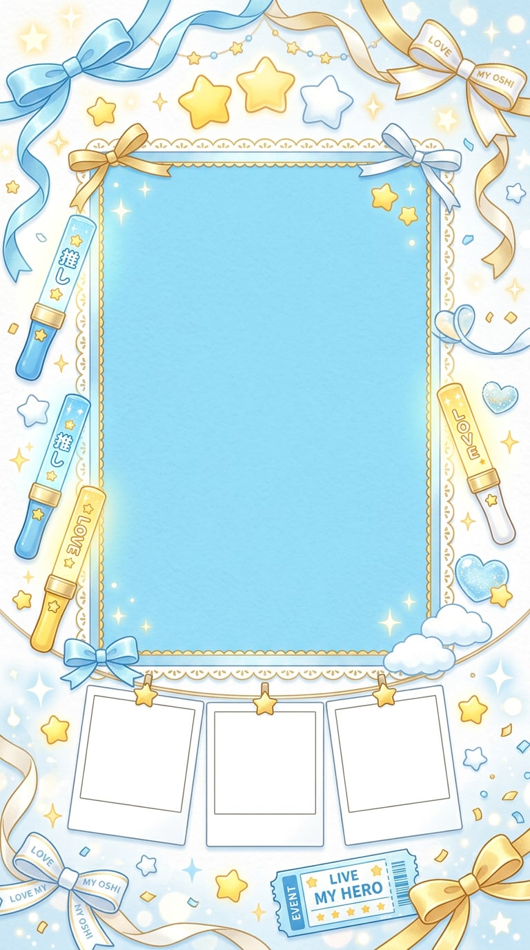 推し活SNS投稿AI画像