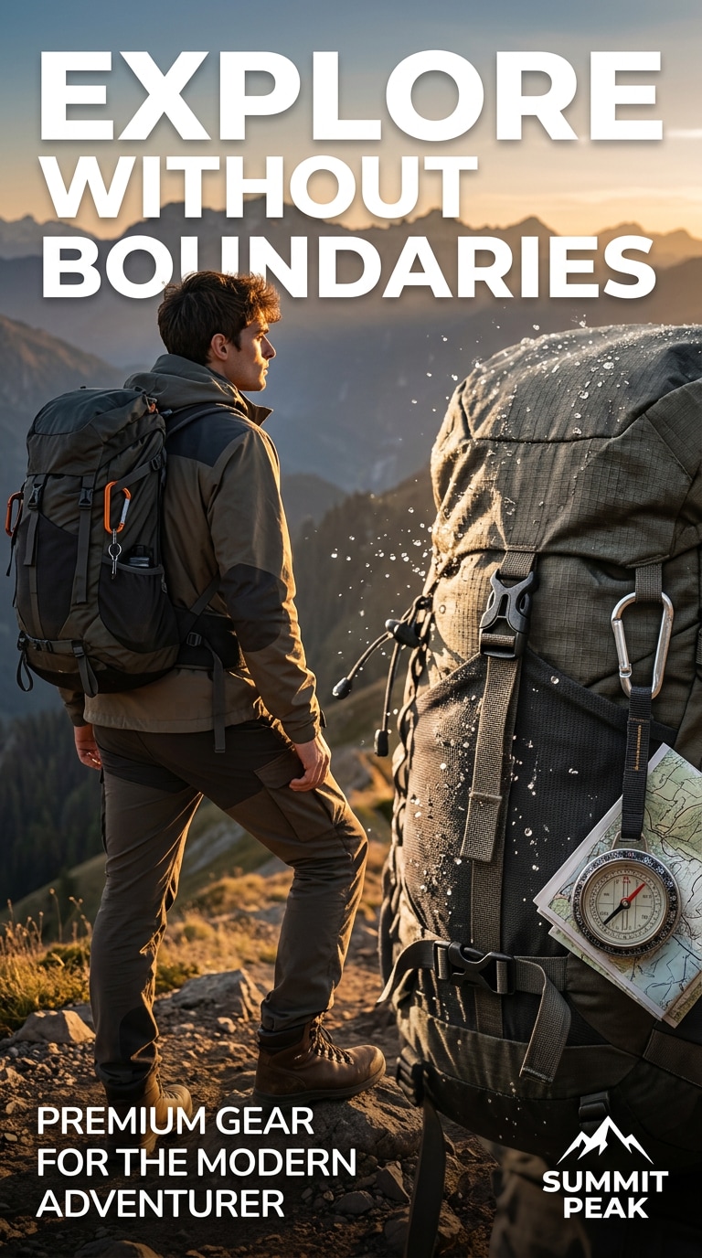 Hiking Gear Advertisement Prompt
