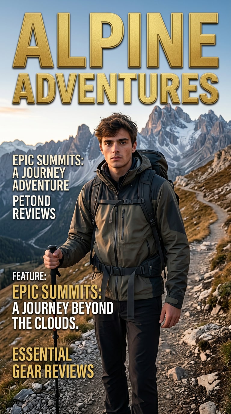 Adventure Magazine Cover Prompt