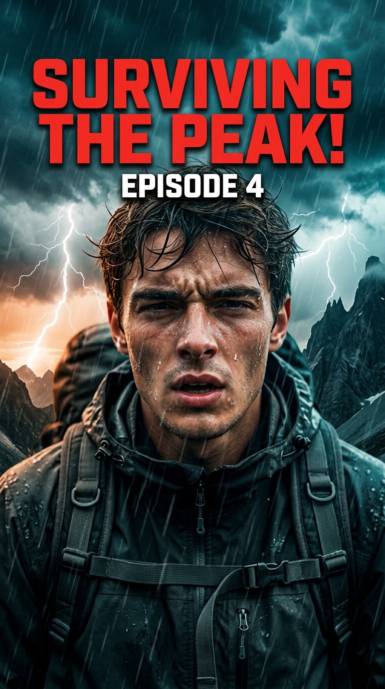 YouTube Hiking Documentary Thumbnail Prompt