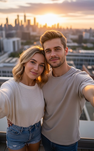 ai overhead selfie photo generator