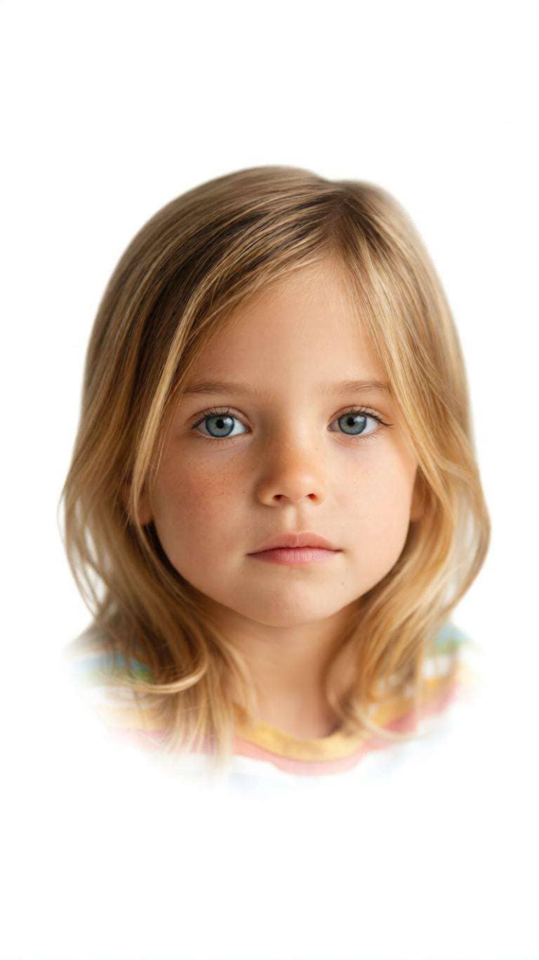baby passport-style photo example