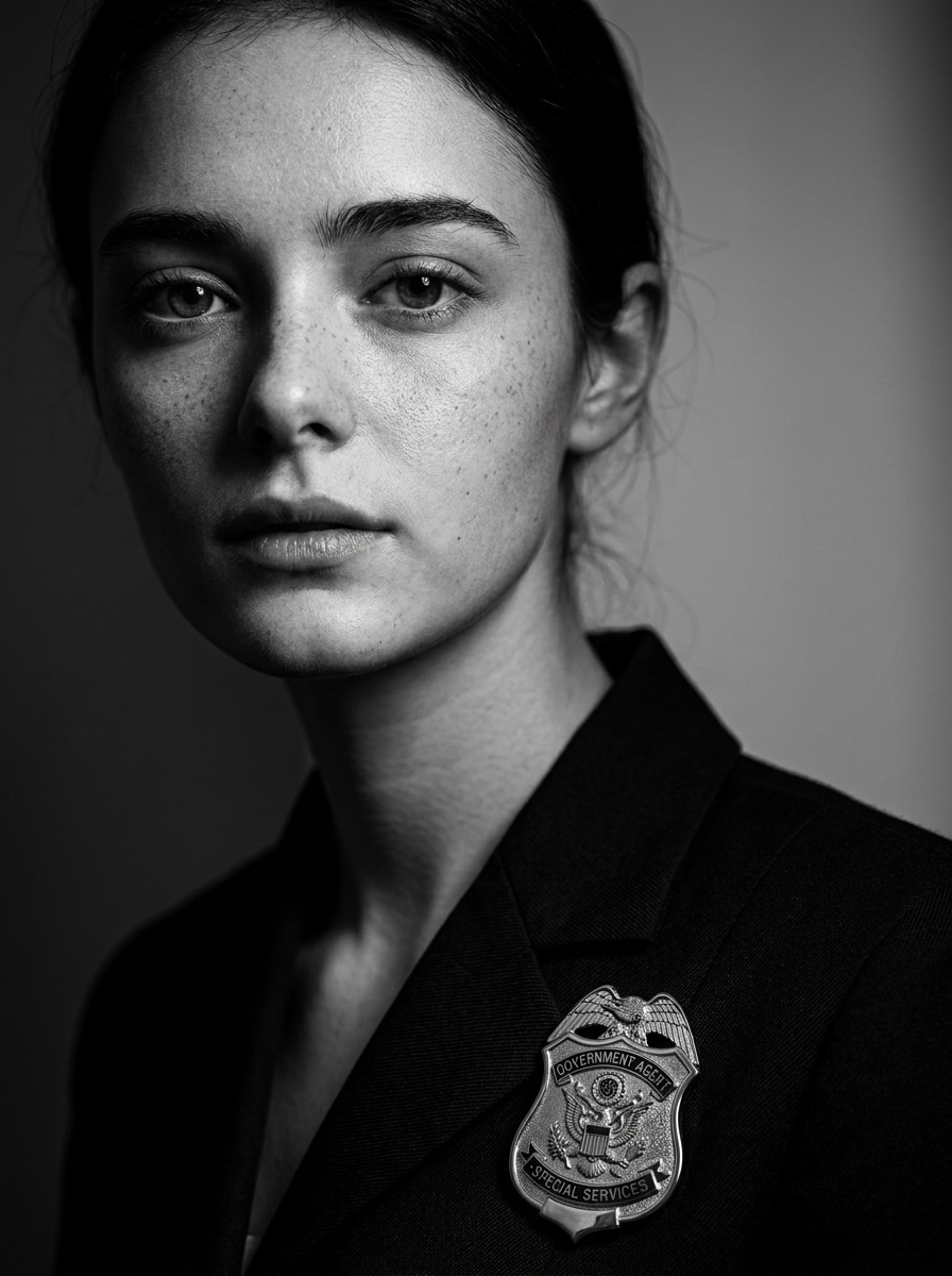 AI Service Badge Portrait AI Police Portrait Effect prompt