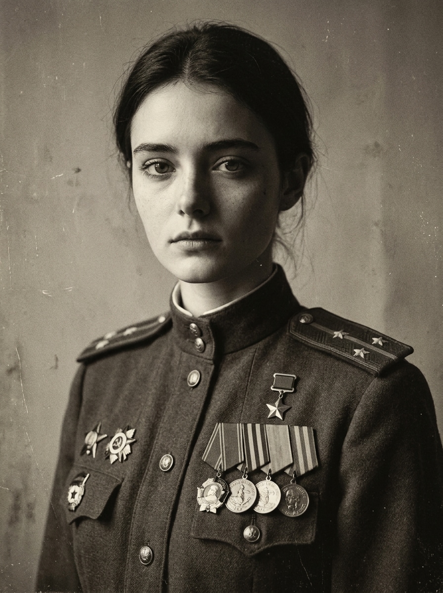 Vintage Soviet Style Portrait AI Police Portrait Effect prompt