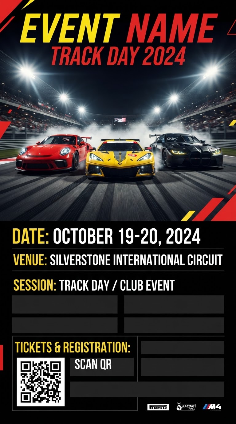 Race Event Flyer AI Prompt