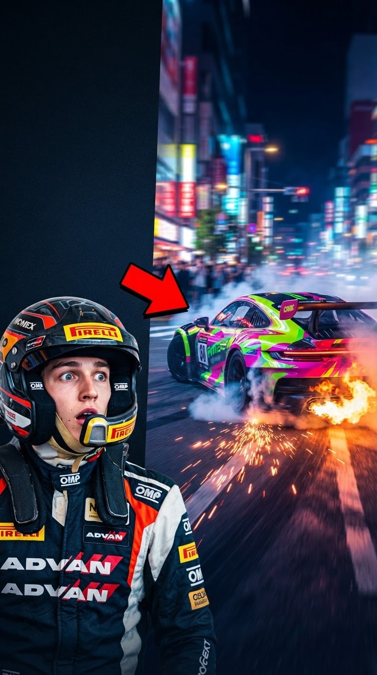 YouTube Racing Thumbnail AI Prompt