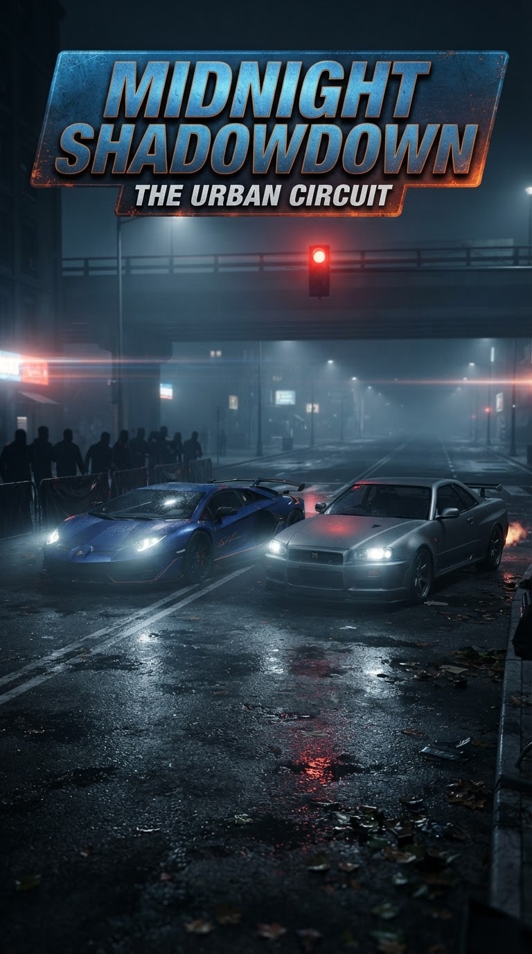 Pit Stop Motorsport Poster Prompt
