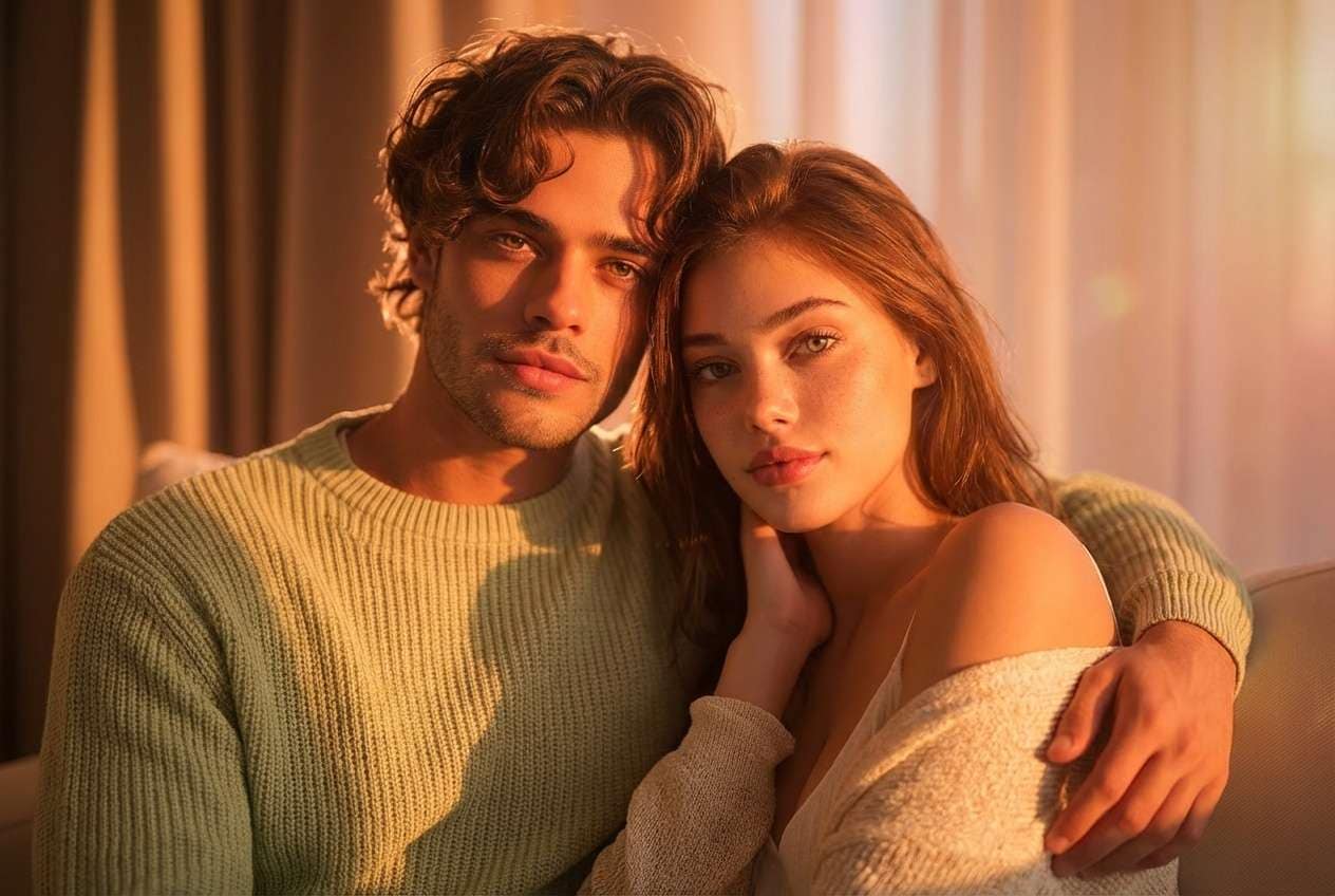 free ai retro couple photo editing